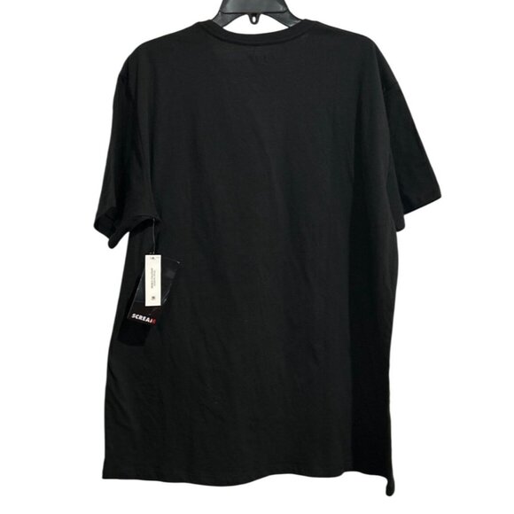 Scream XL Graphic T-Shirt Black Ghostface Design 100% Cotton Horror Movie Fans - Picture 3 of 6